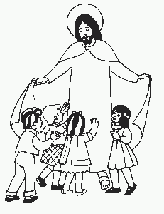 Isus impreuna cu copiii